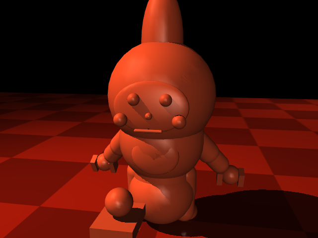 Fire Boy articulated MuJoCo body proof